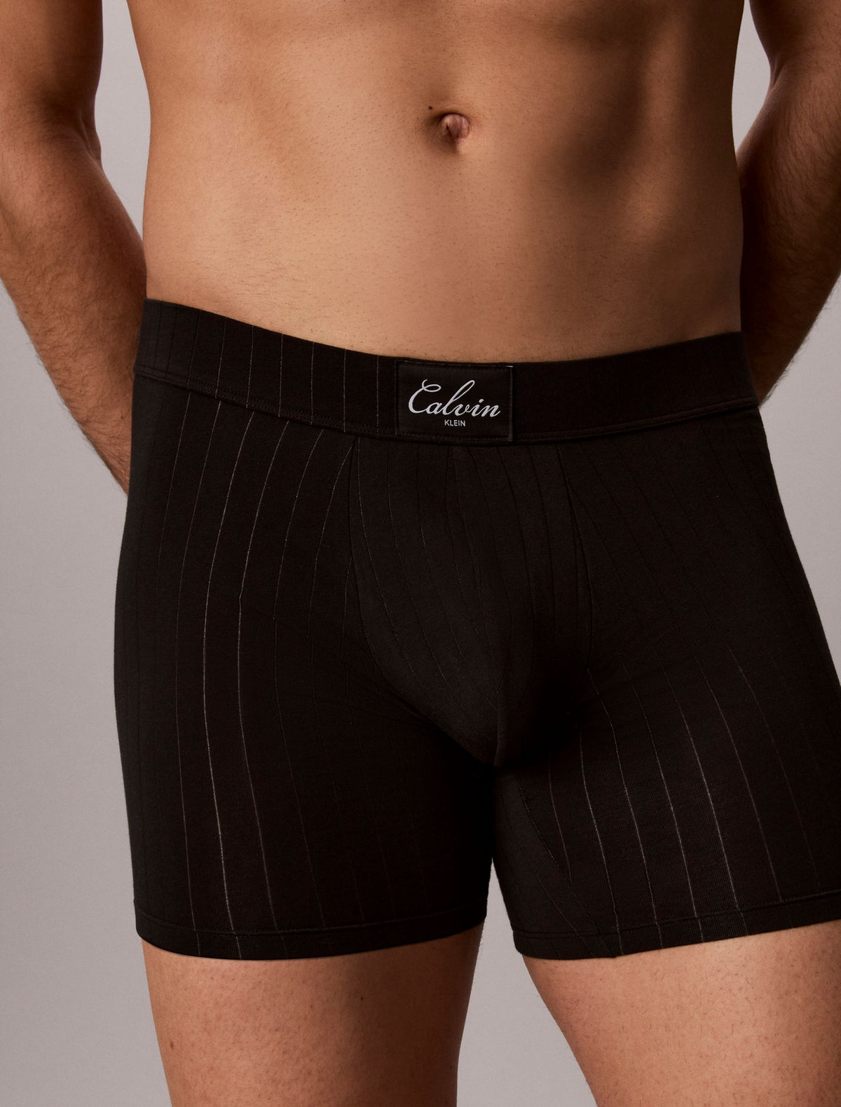 Calvin Klein Cotton Stretch Script Patch Boxer Brief