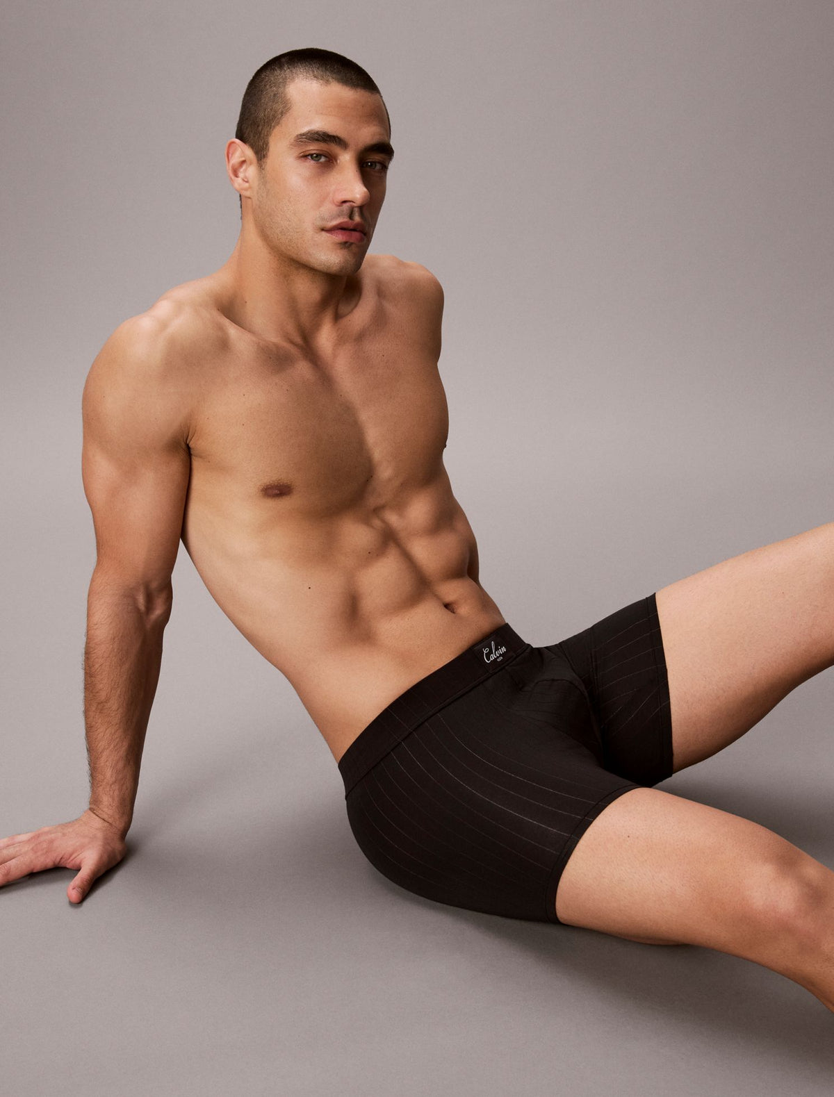 Calvin Klein Cotton Stretch Script Patch Boxer Brief