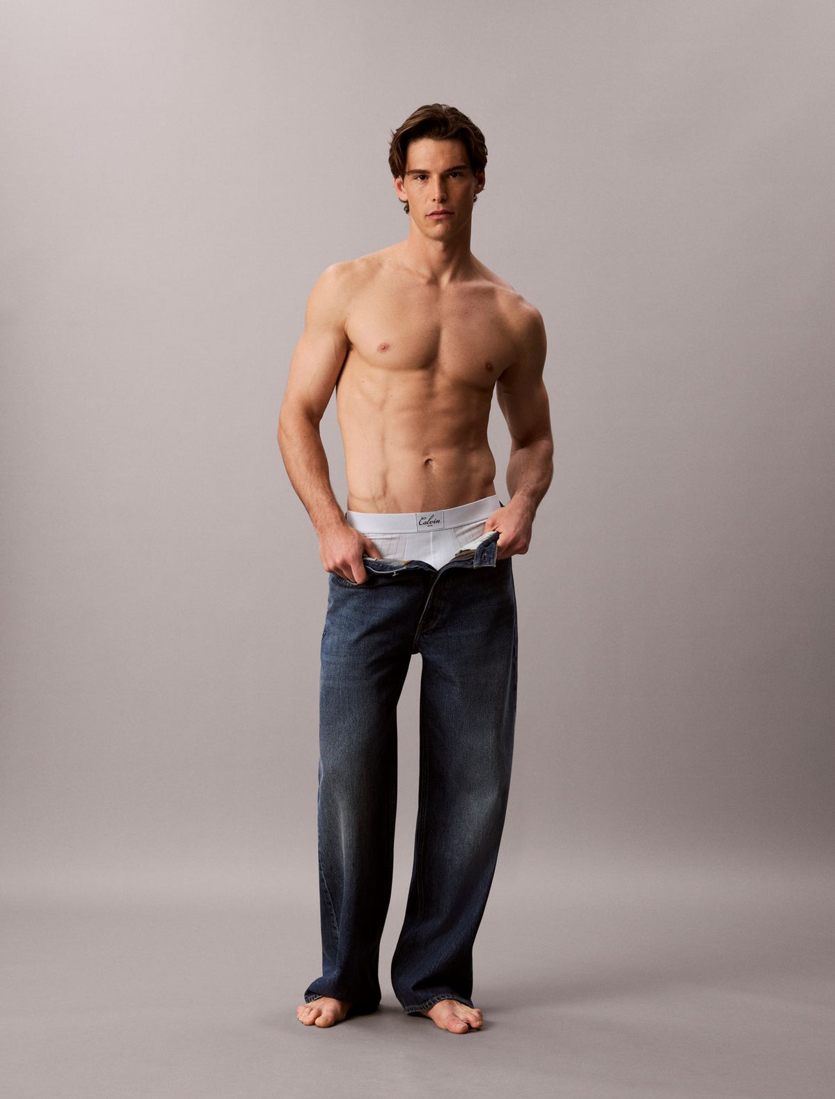 Calvin Klein Cotton Stretch Script Patch Boxer Brief