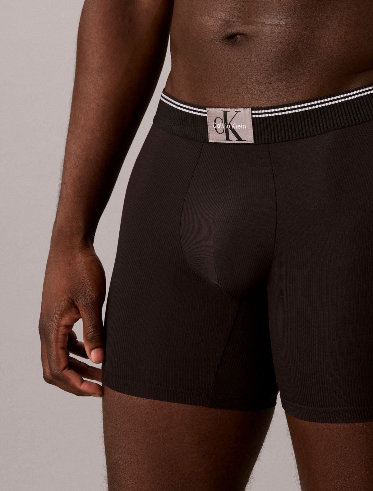 Calvin Klein Graphic Monogram Microfiber Stretch Rib Boxer Brief