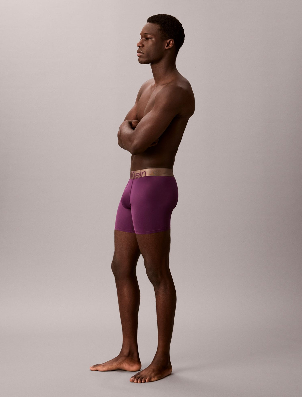 Calvin Klein Brushed Microfiber Stretch Bronze Boxer Brief