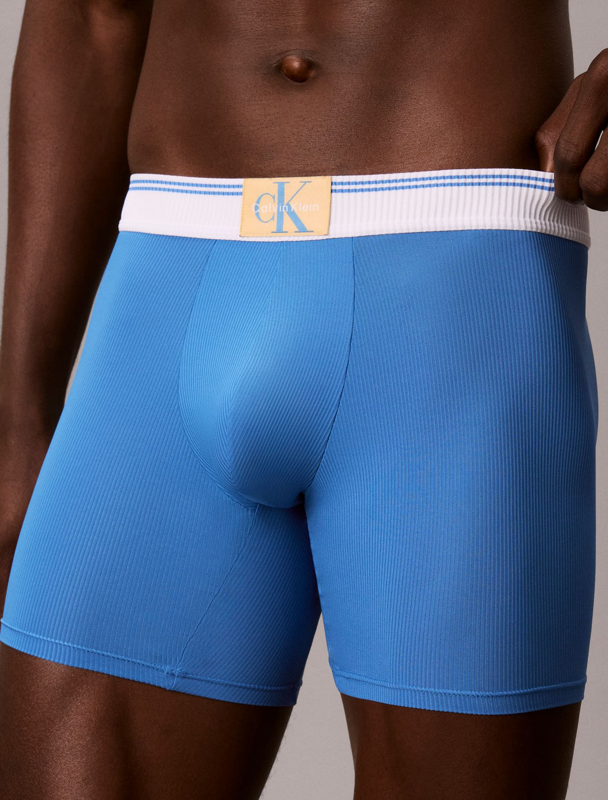 Calvin Klein Graphic Monogram Microfiber Stretch Rib Boxer Brief