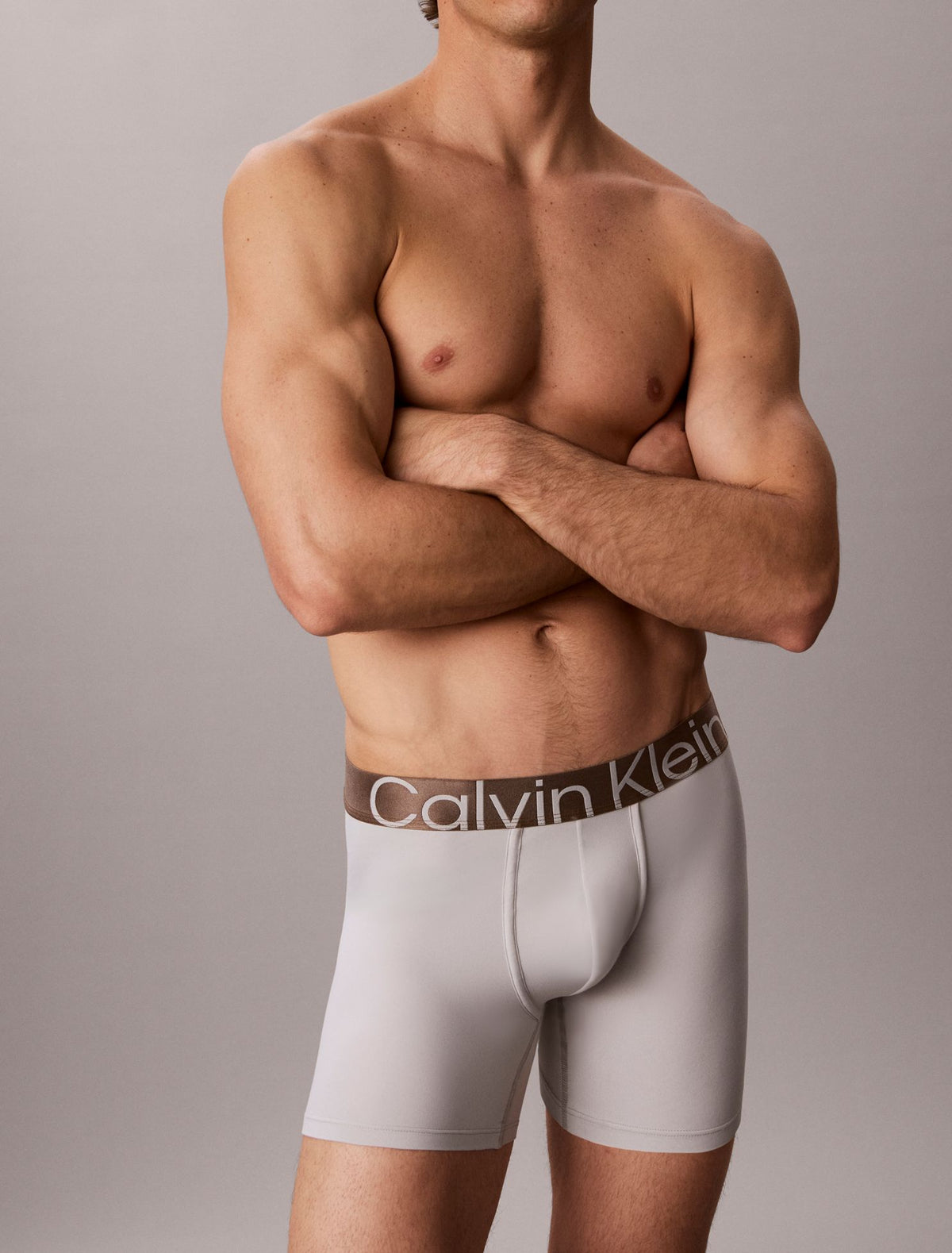 Calvin Klein Brushed Microfiber Stretch Bronze Boxer Brief