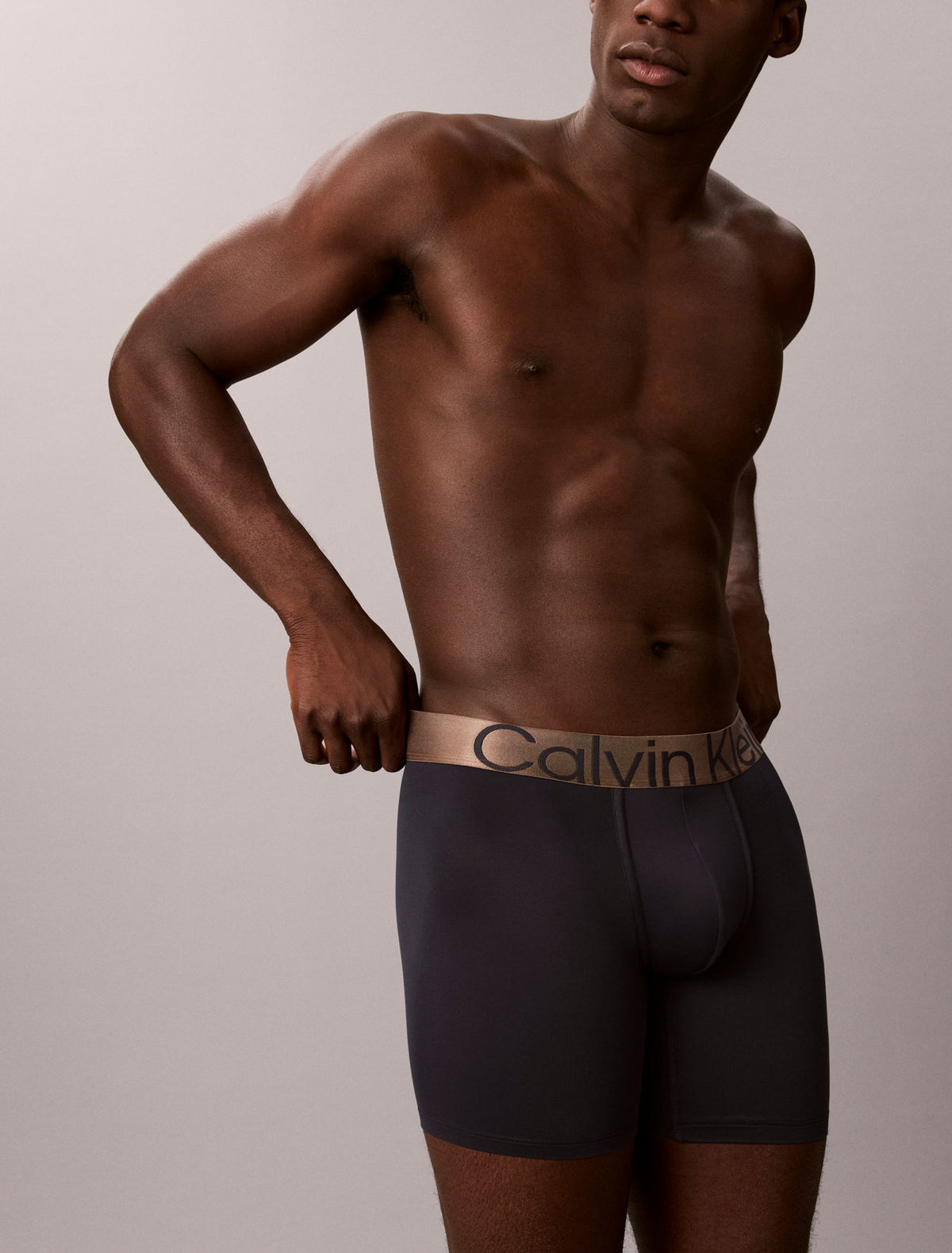 Calvin Klein Brushed Microfiber Stretch Bronze Boxer Brief
