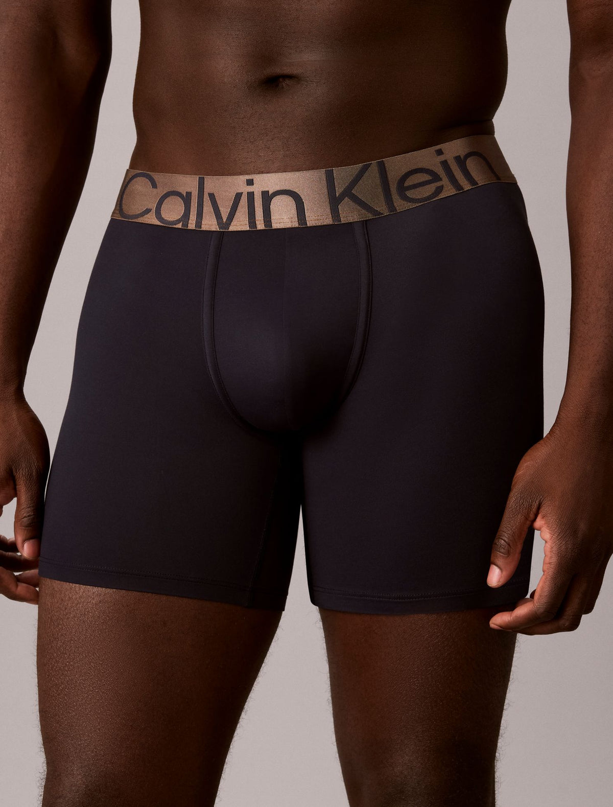 Calvin Klein Brushed Microfiber Stretch Bronze Boxer Brief