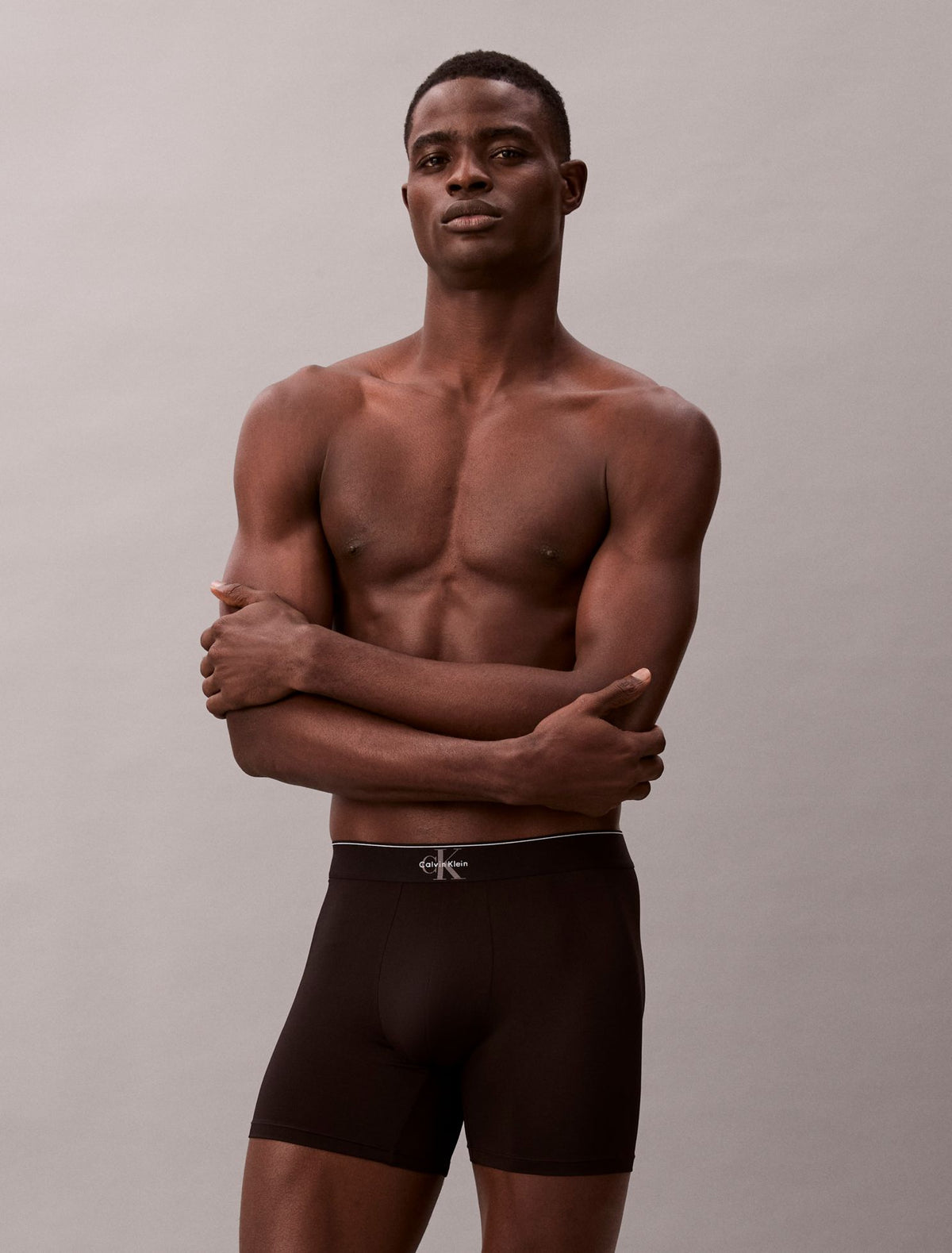 Calvin Klein Graphic Monogram Microfiber Stretch Boxer Brief