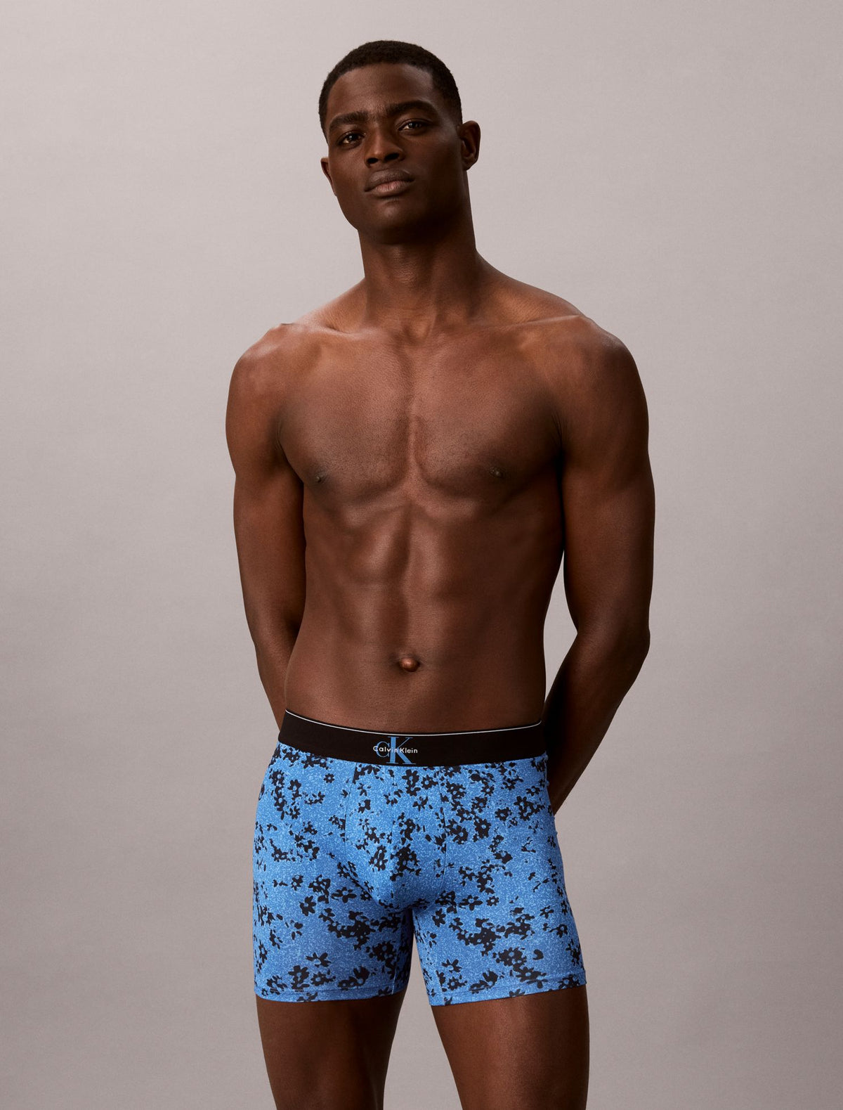Calvin Klein Graphic Monogram Microfiber Stretch Boxer Brief