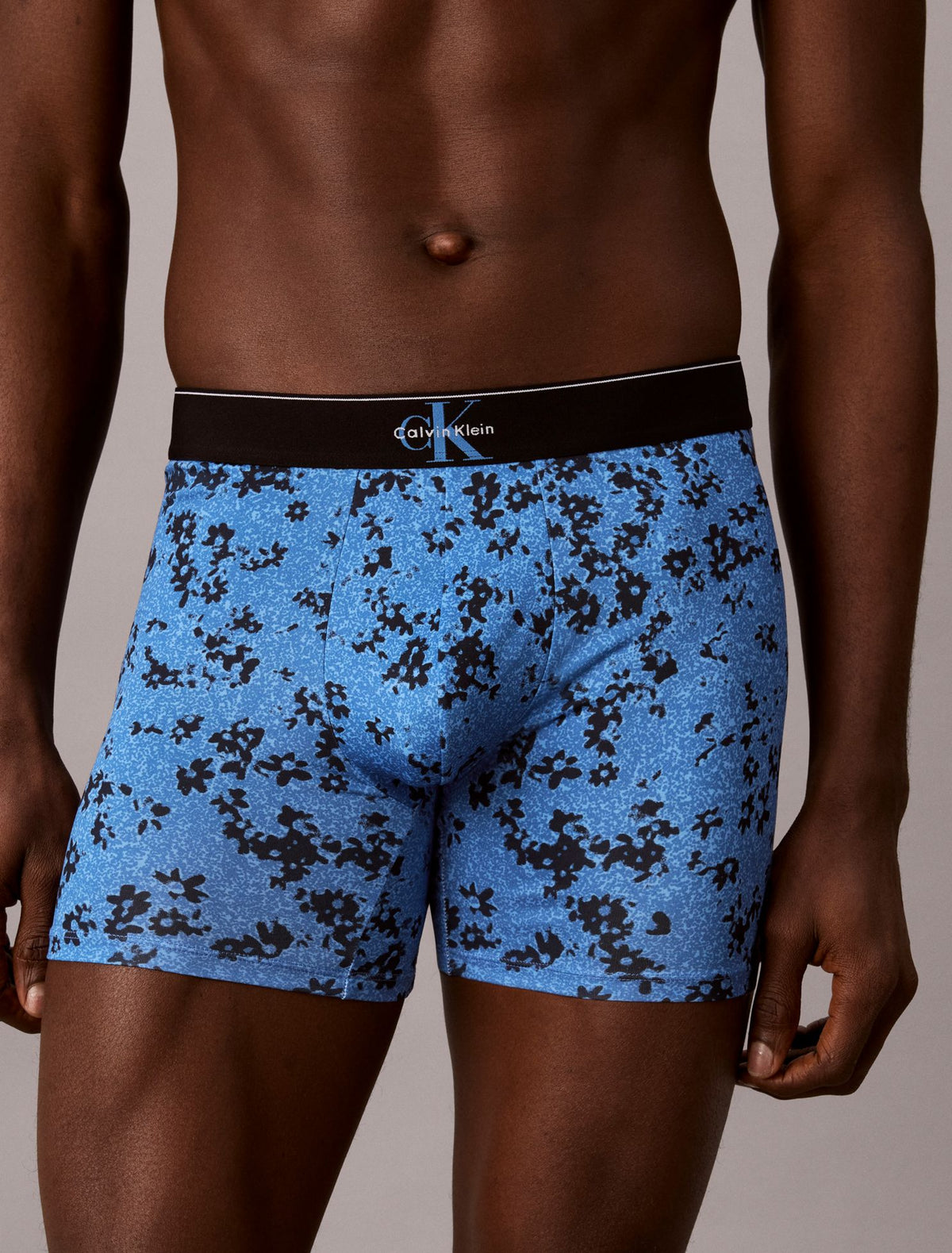 Calvin Klein Graphic Monogram Microfiber Stretch Boxer Brief