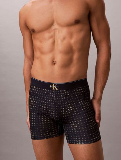 Calvin Klein Graphic Monogram Microfiber Stretch Boxer Brief