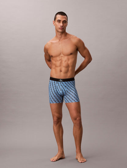 Calvin Klein Graphic Monogram Microfiber Stretch Boxer Brief