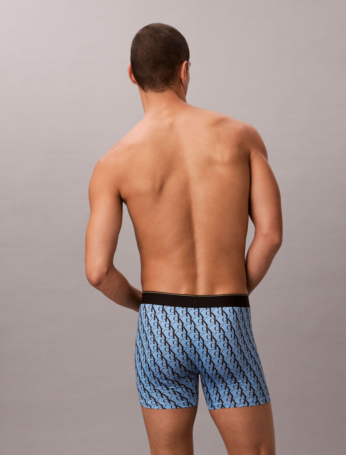 Calvin Klein Graphic Monogram Microfiber Stretch Boxer Brief