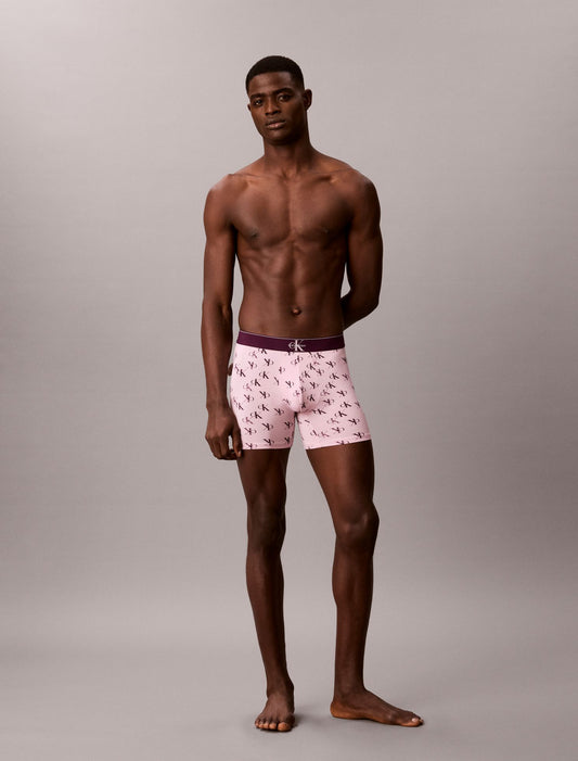 Calvin Klein Graphic Monogram Microfiber Stretch Boxer Brief