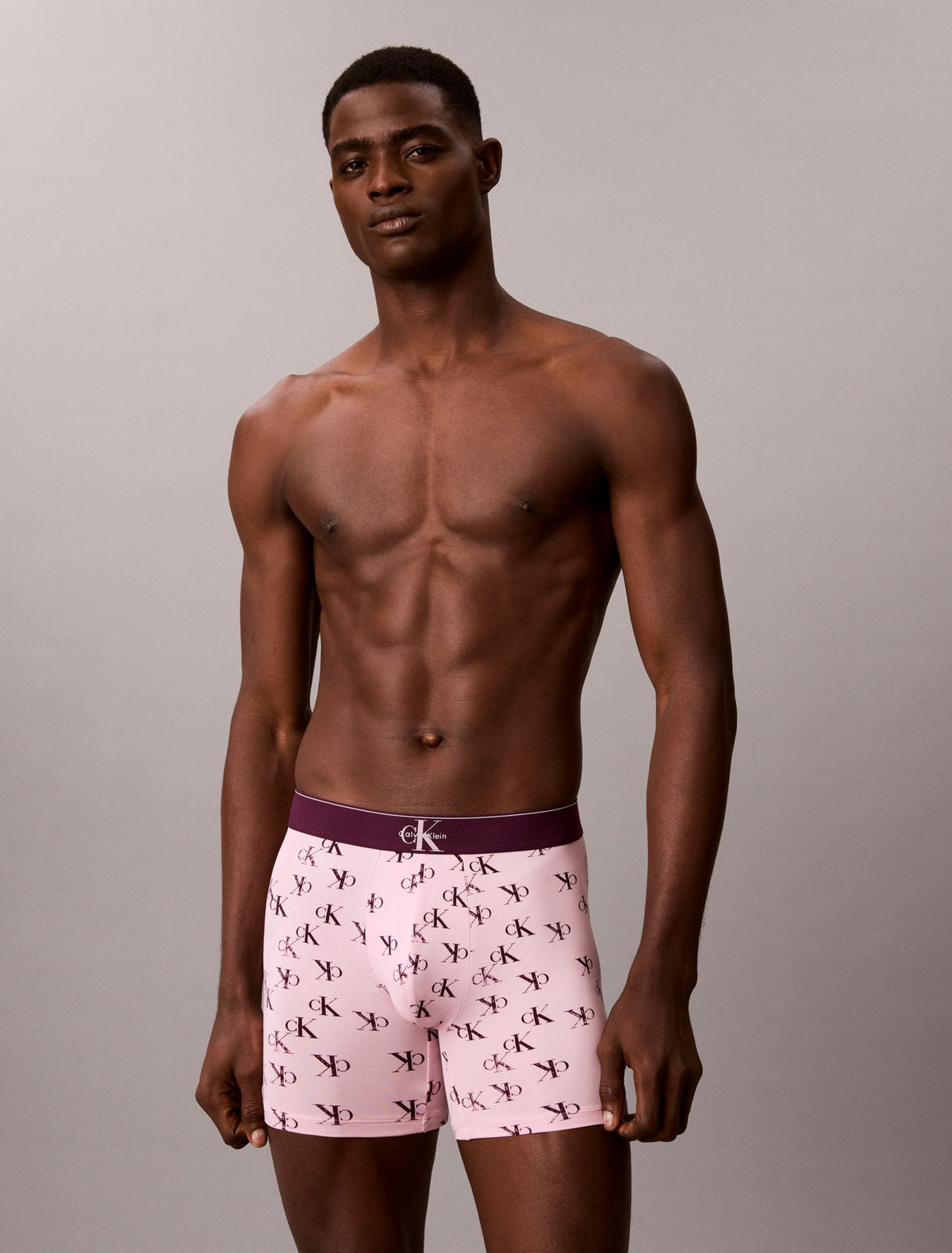 Calvin Klein Graphic Monogram Microfiber Stretch Boxer Brief