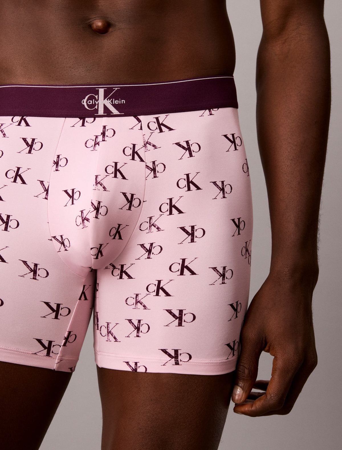 Calvin Klein Graphic Monogram Microfiber Stretch Boxer Brief
