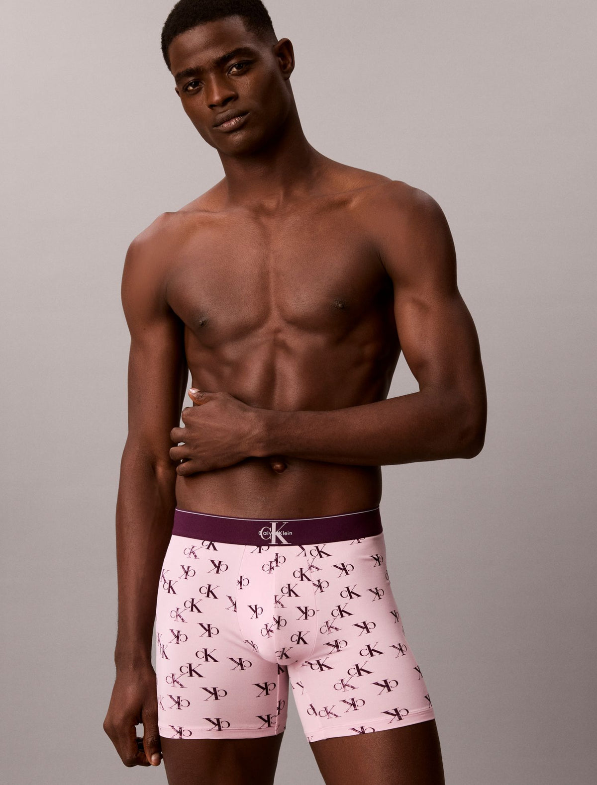 Calvin Klein Graphic Monogram Microfiber Stretch Boxer Brief