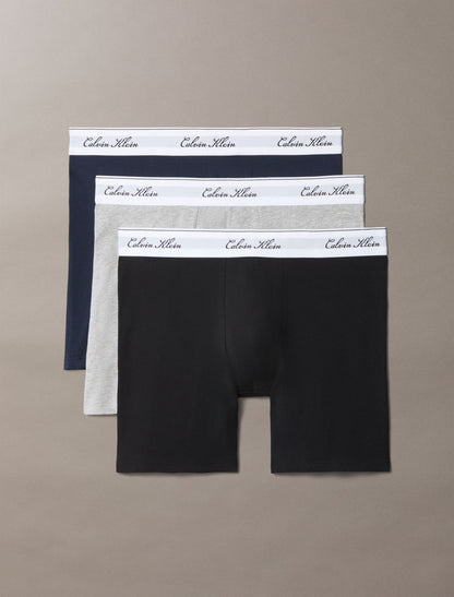 Calvin Klein Icon Cotton Stretch Script 3-Pack Boxer Brief