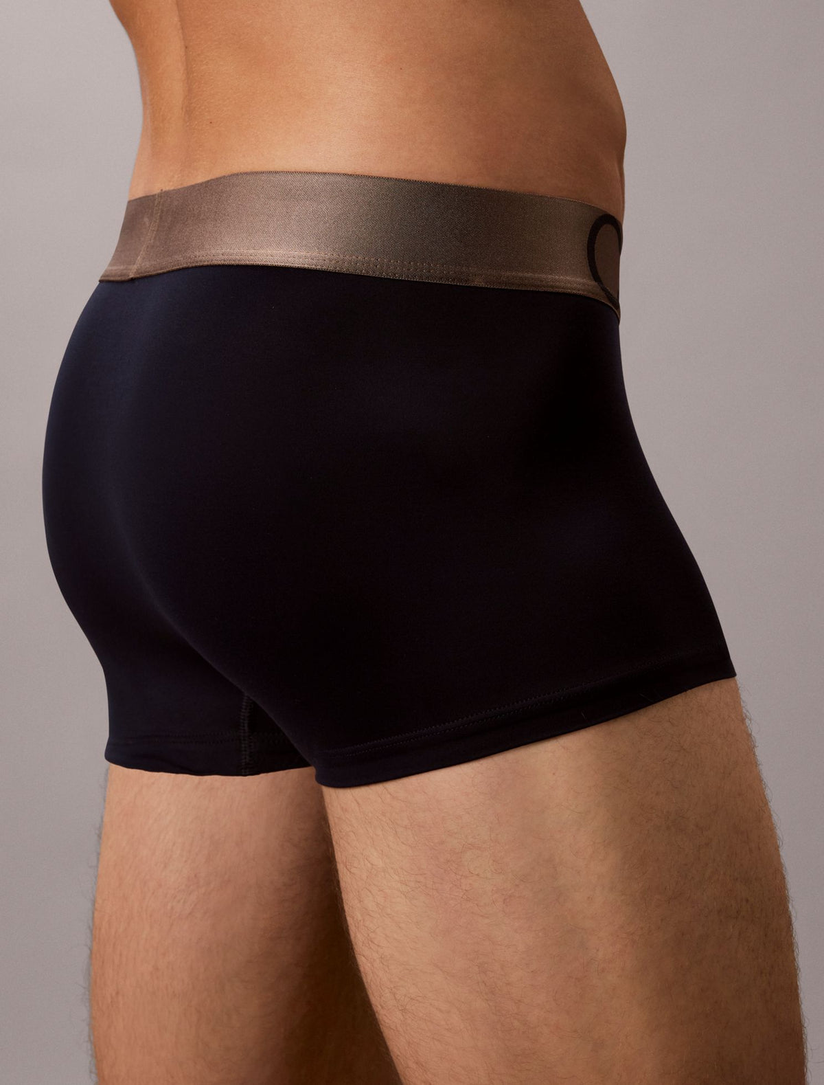 Calvin Klein Brushed Microfiber Stretch Bronze Low Rise Trunk