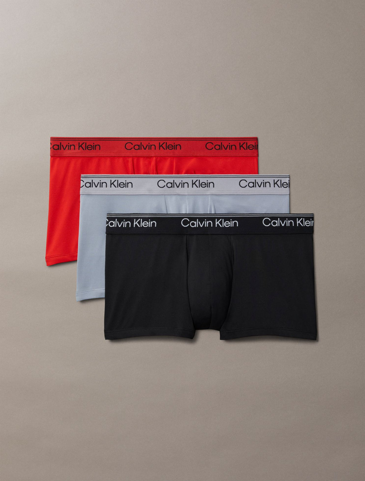 Calvin Klein Microfiber Stretch 3-Pack Low Rise Trunk
