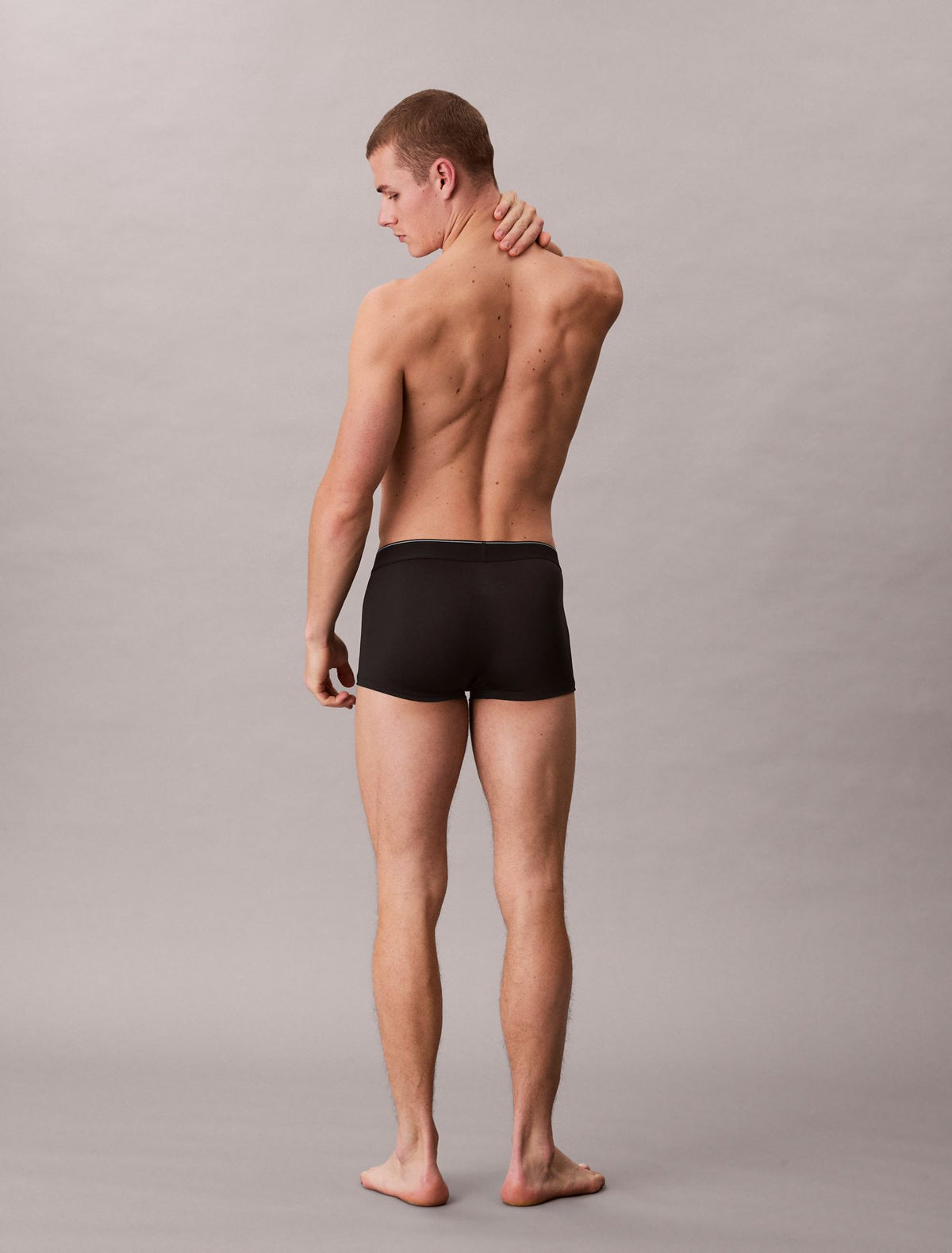 Calvin Klein Graphic Monogram Microfiber Stretch Low Rise Trunk