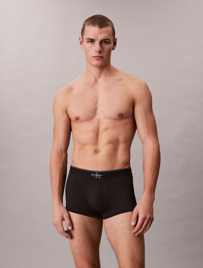 Calvin Klein Graphic Monogram Microfiber Stretch Low Rise Trunk