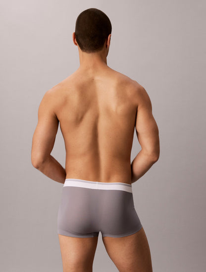 Calvin Klein Graphic Monogram Microfiber Stretch Rib Low Rise Trunk