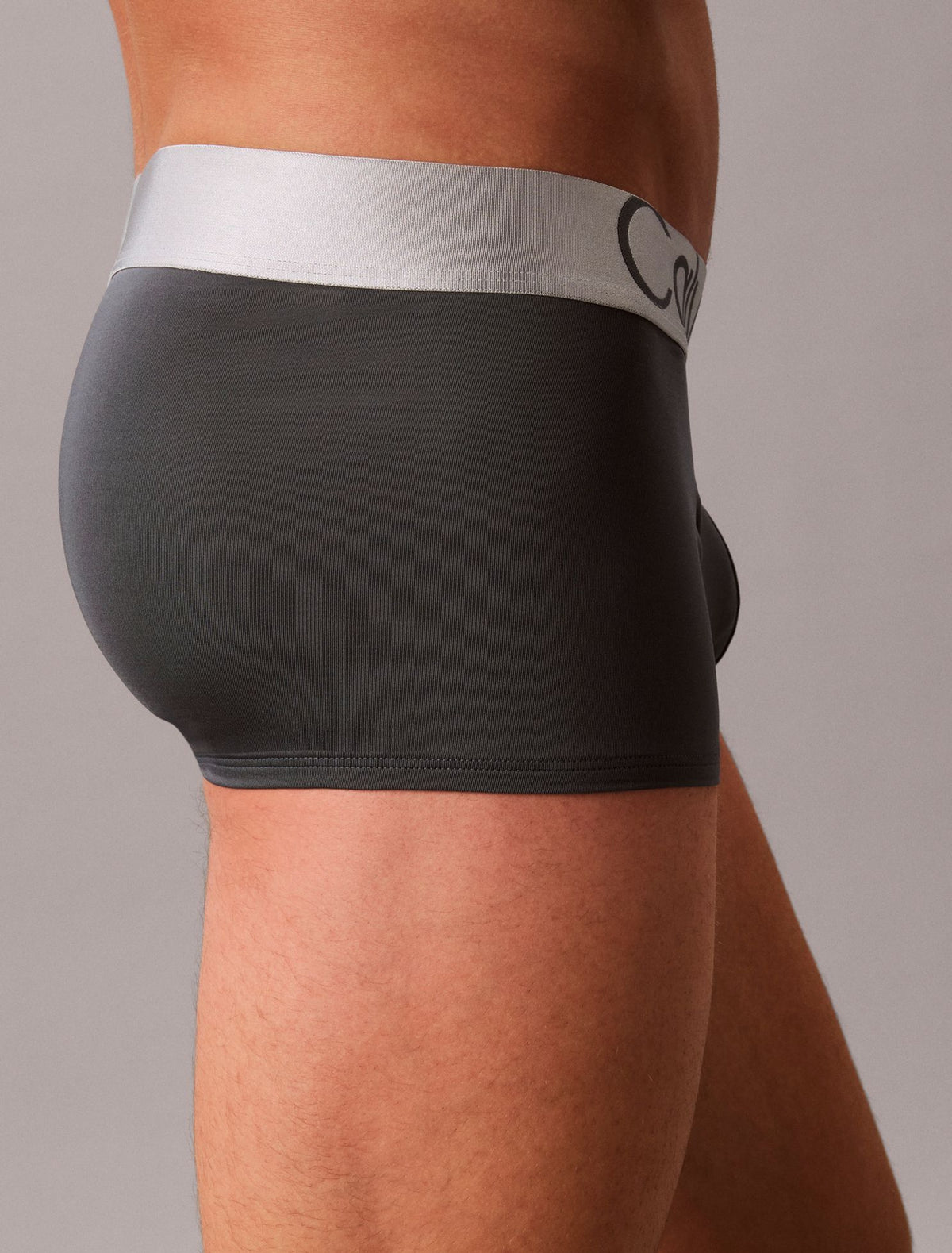Calvin Klein Microfiber Stretch Steel Low Rise Trunk