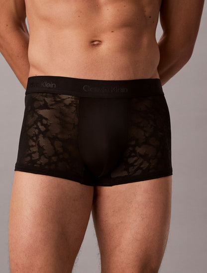 Calvin Klein Microfiber Lace Low Rise Trunk