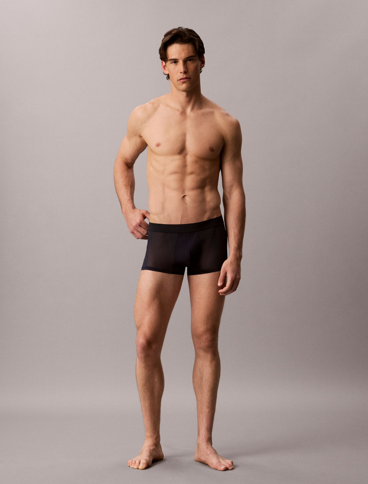 Calvin Klein CK Black Sheer Mesh Trunk