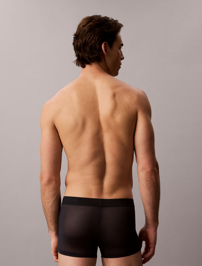 Calvin Klein CK Black Sheer Mesh Trunk