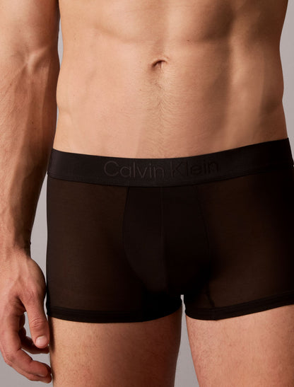 Calvin Klein CK Black Sheer Mesh Trunk