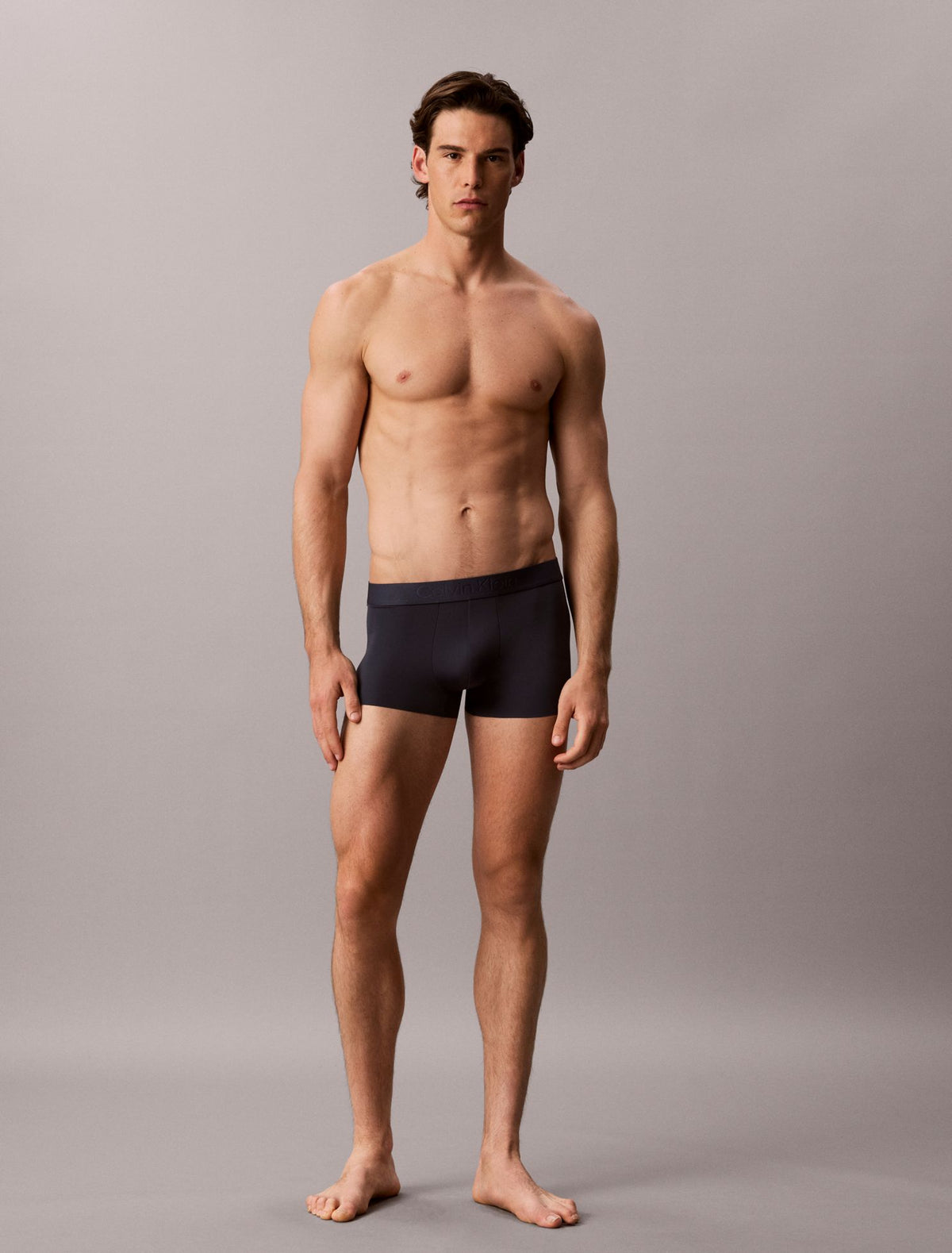 Calvin Klein CK Black Microfiber Stretch Low Rise Trunk