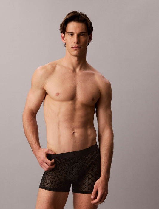 Calvin Klein CK Black Sheer Mesh Trunk