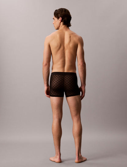 Calvin Klein CK Black Sheer Mesh Trunk
