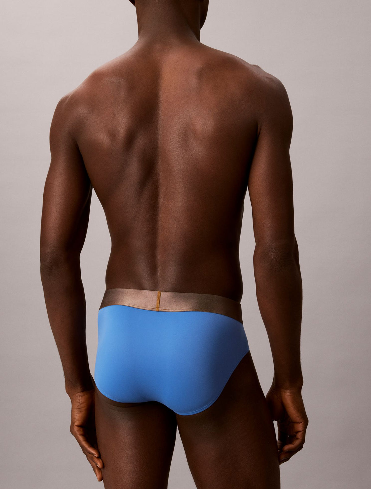 Calvin Klein Brushed Microfiber Stretch Bronze Hip Brief