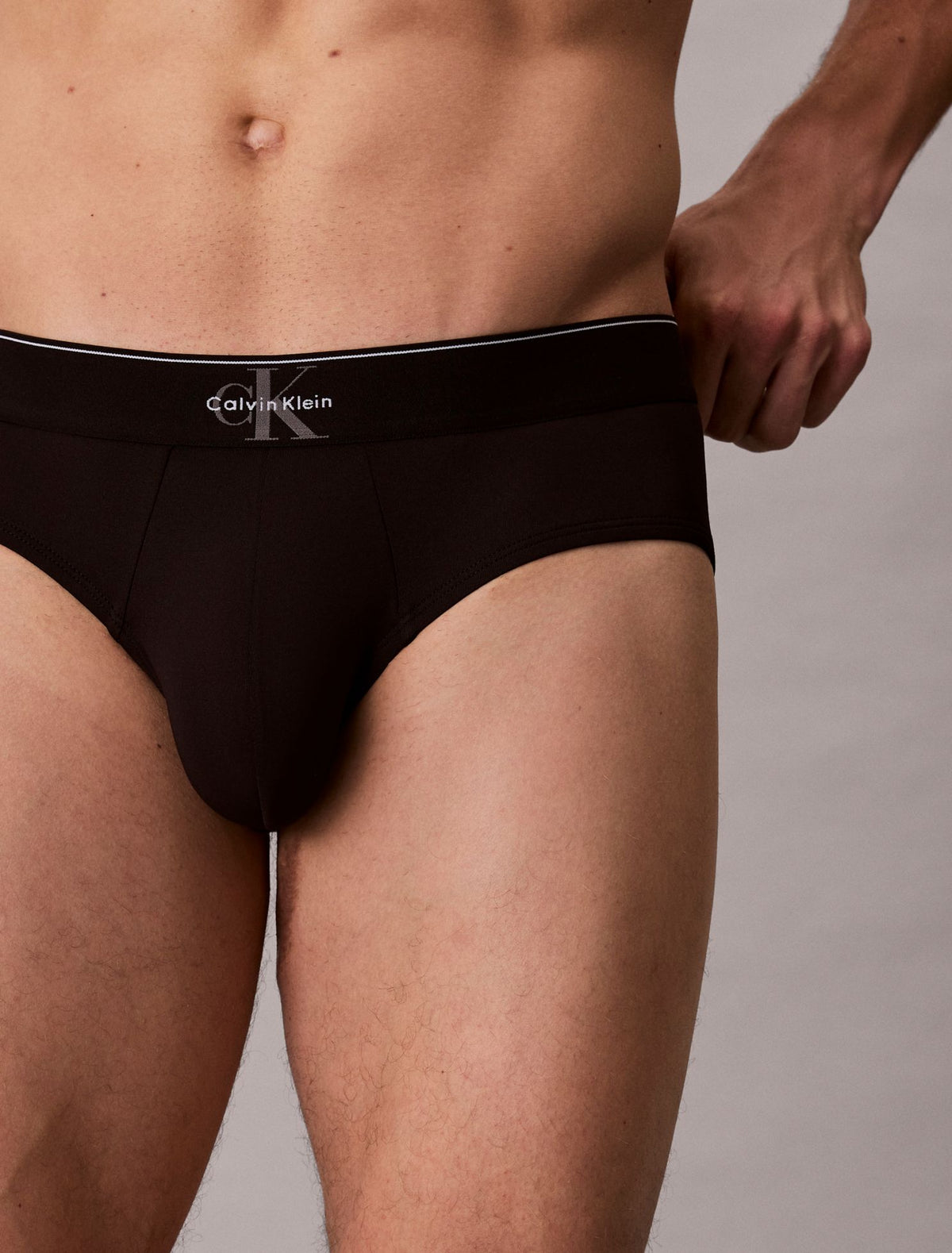 Calvin Klein Graphic Monogram Microfiber Stretch Hip Brief
