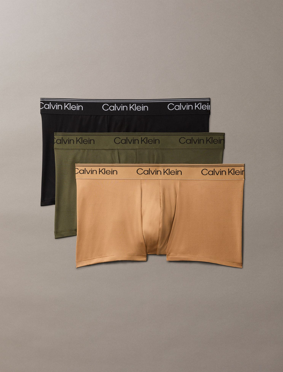 Calvin Klein Microfiber Stretch 3-Pack Low Rise Trunk