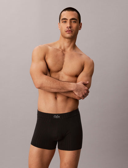 Calvin Klein Cotton Stretch Script Patch Trunk