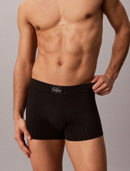 Calvin Klein Cotton Stretch Script Patch Trunk