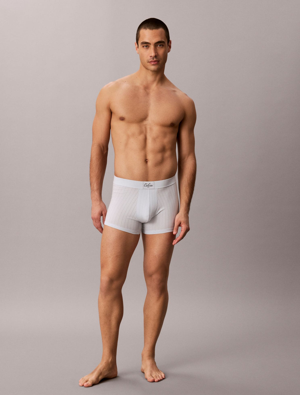 Calvin Klein Cotton Stretch Script Patch Trunk