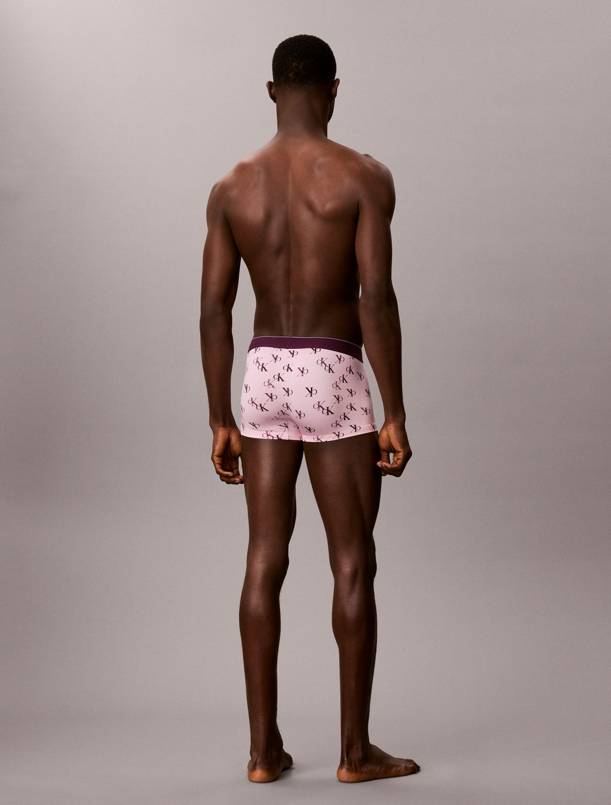 Calvin Klein Graphic Monogram Microfiber Stretch Low Rise Trunk