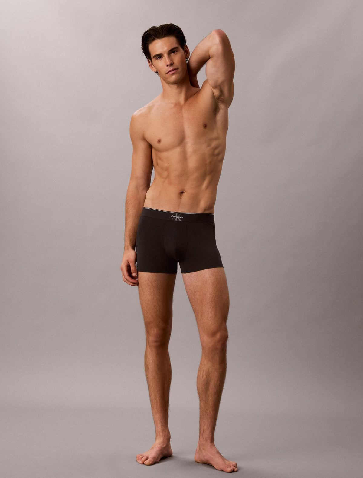 Calvin Klein Graphic Monogram Cotton Stretch 3-Pack Trunk