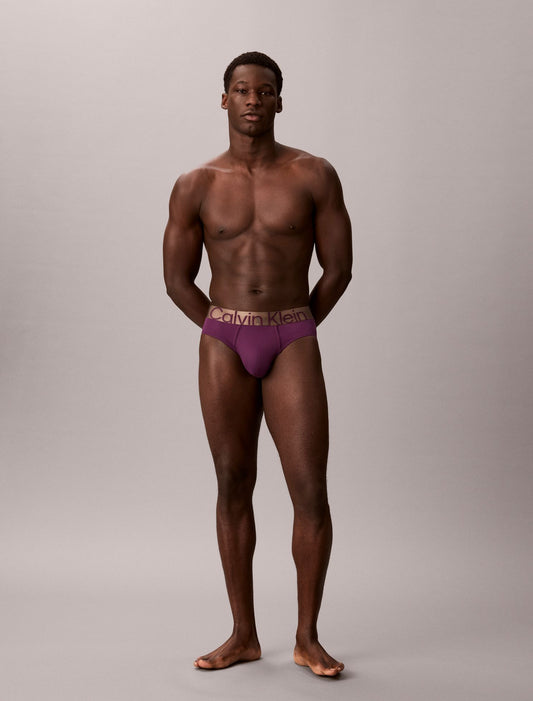 Calvin Klein Brushed Microfiber Stretch Bronze Hip Brief
