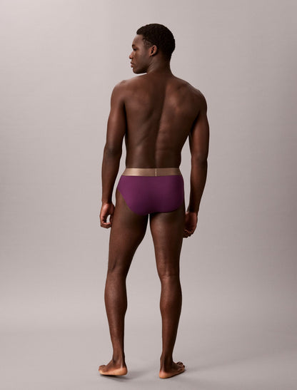 Calvin Klein Brushed Microfiber Stretch Bronze Hip Brief