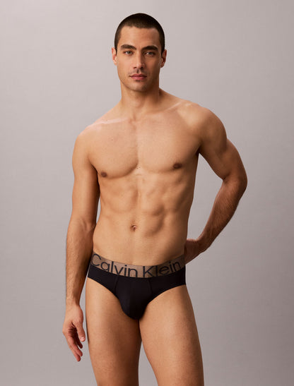 Calvin Klein Brushed Microfiber Stretch Bronze Hip Brief