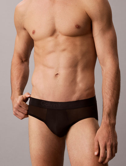 Calvin Klein CK Black Sheer Mesh Hip Brief