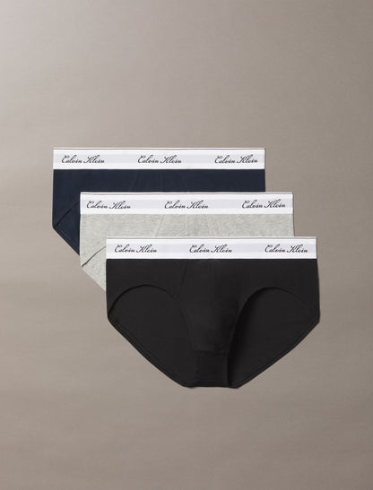 Calvin Klein Icon Cotton Stretch Script 3-Pack Hip Brief