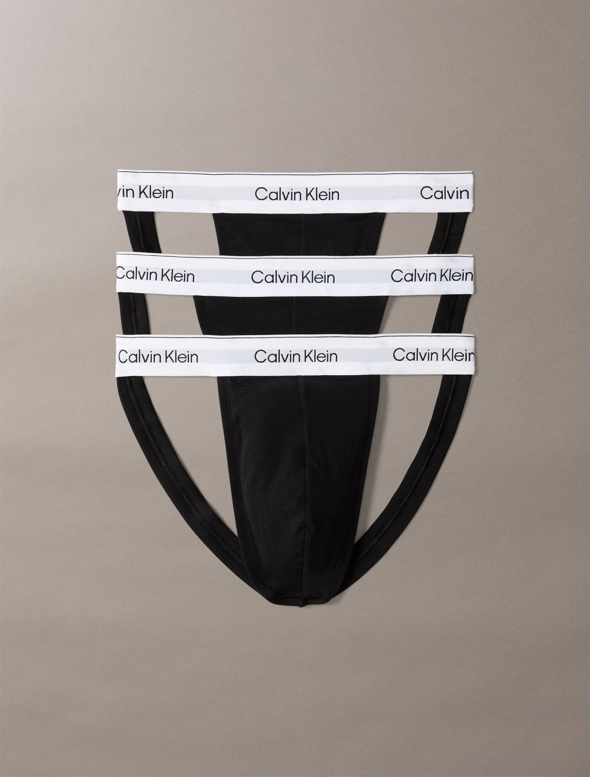Calvin Klein Icon Cotton Stretch 3-Pack Jock Strap