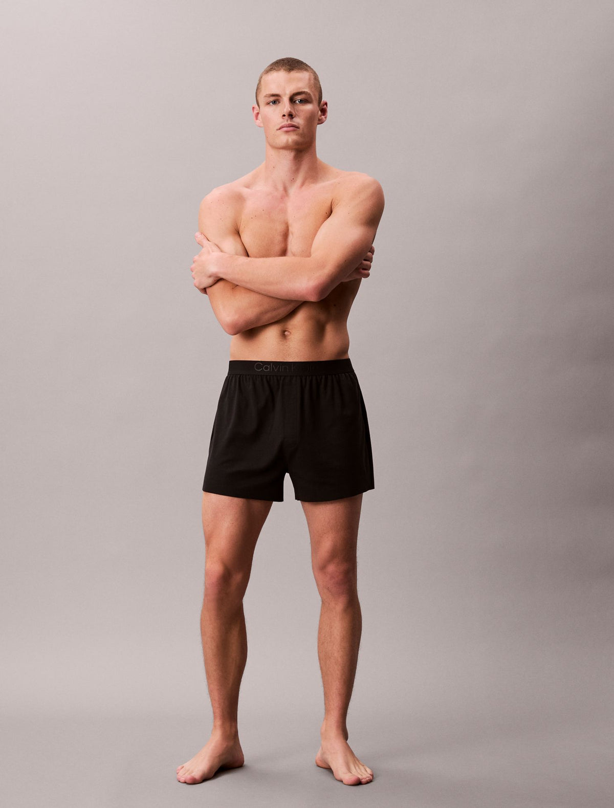 Calvin Klein CK Black Lounge Slim Knit Boxer