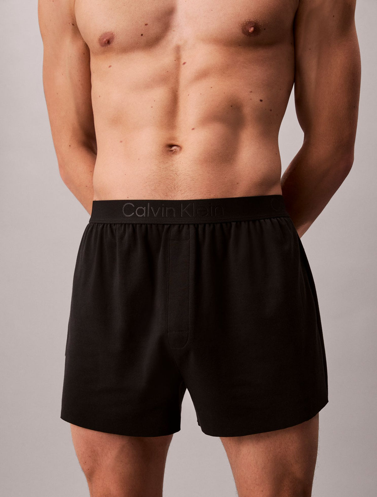 Calvin Klein CK Black Lounge Slim Knit Boxer