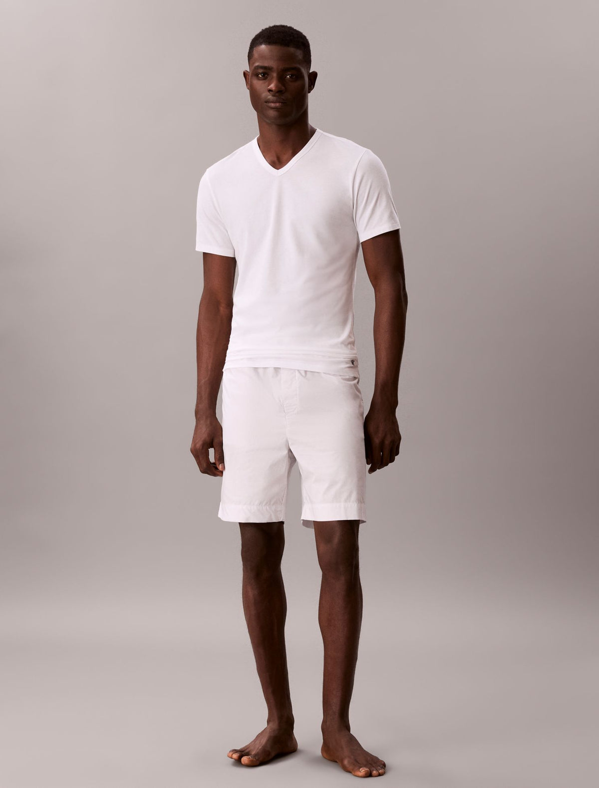 Calvin Klein Cotton Stretch Blend 3-Pack Slim Fit V-Neck T-Shirt